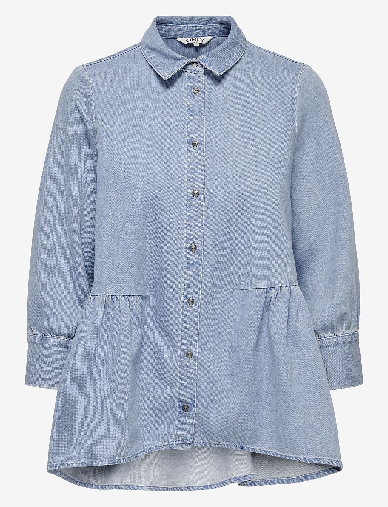 ONLY - ONLMARY CANBERRA AUTHENTIC DNM - langärmlige hemden - medium blue denim - 0