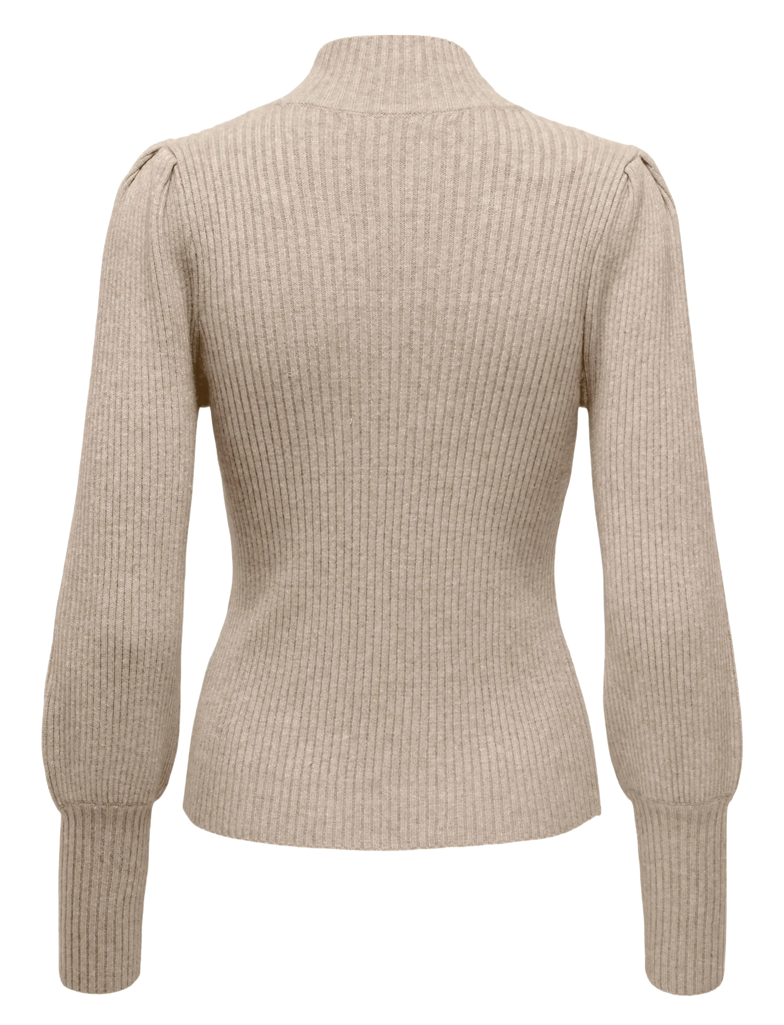 ONLY - ONLKATIA L/S HIGHNECK PULLOVER KNT NOOS - pullover - mocha meringue - 2