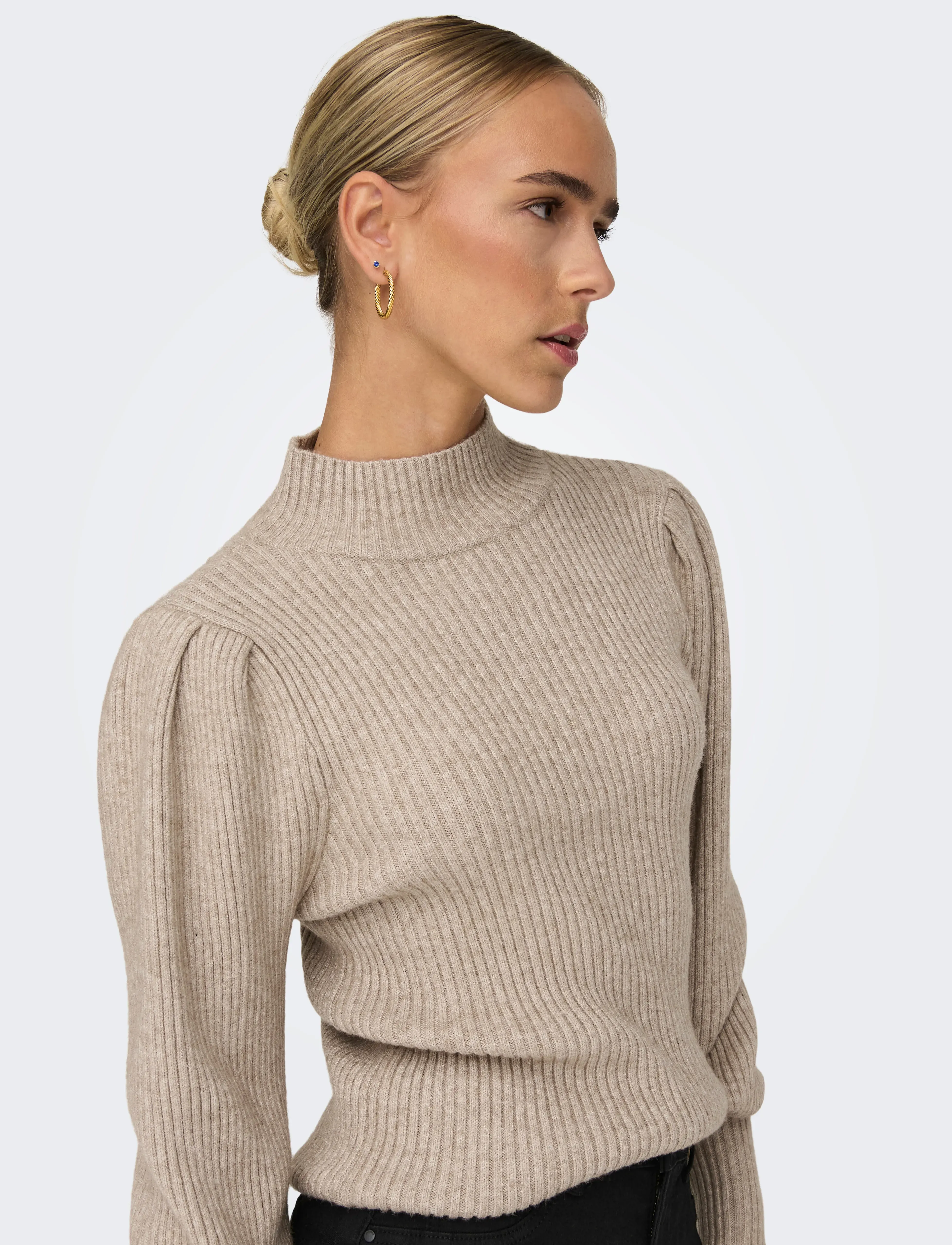 ONLY Onlkatia L/S Highneck Pullover Knt Noos polotröjor dam – bild 5
