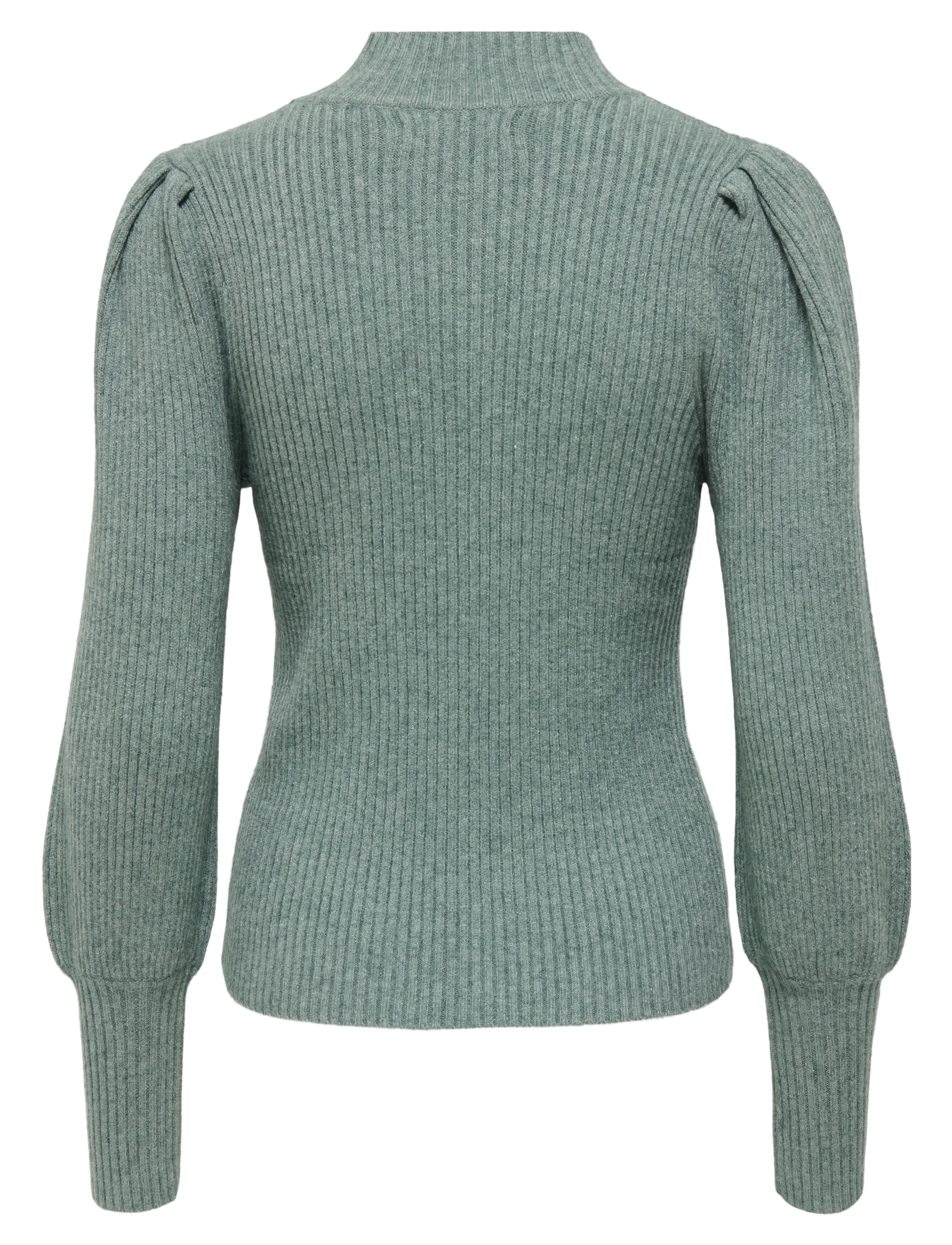 ONLY - ONLKATIA L/S HIGHNECK PULLOVER KNT NOOS - trøjer - pineneedle - 2