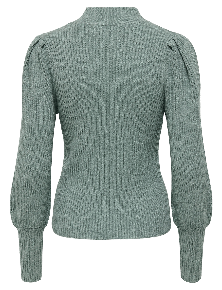 ONLY - ONLKATIA L/S HIGHNECK PULLOVER KNT NOOS - stickade tröjor - pineneedle - 2