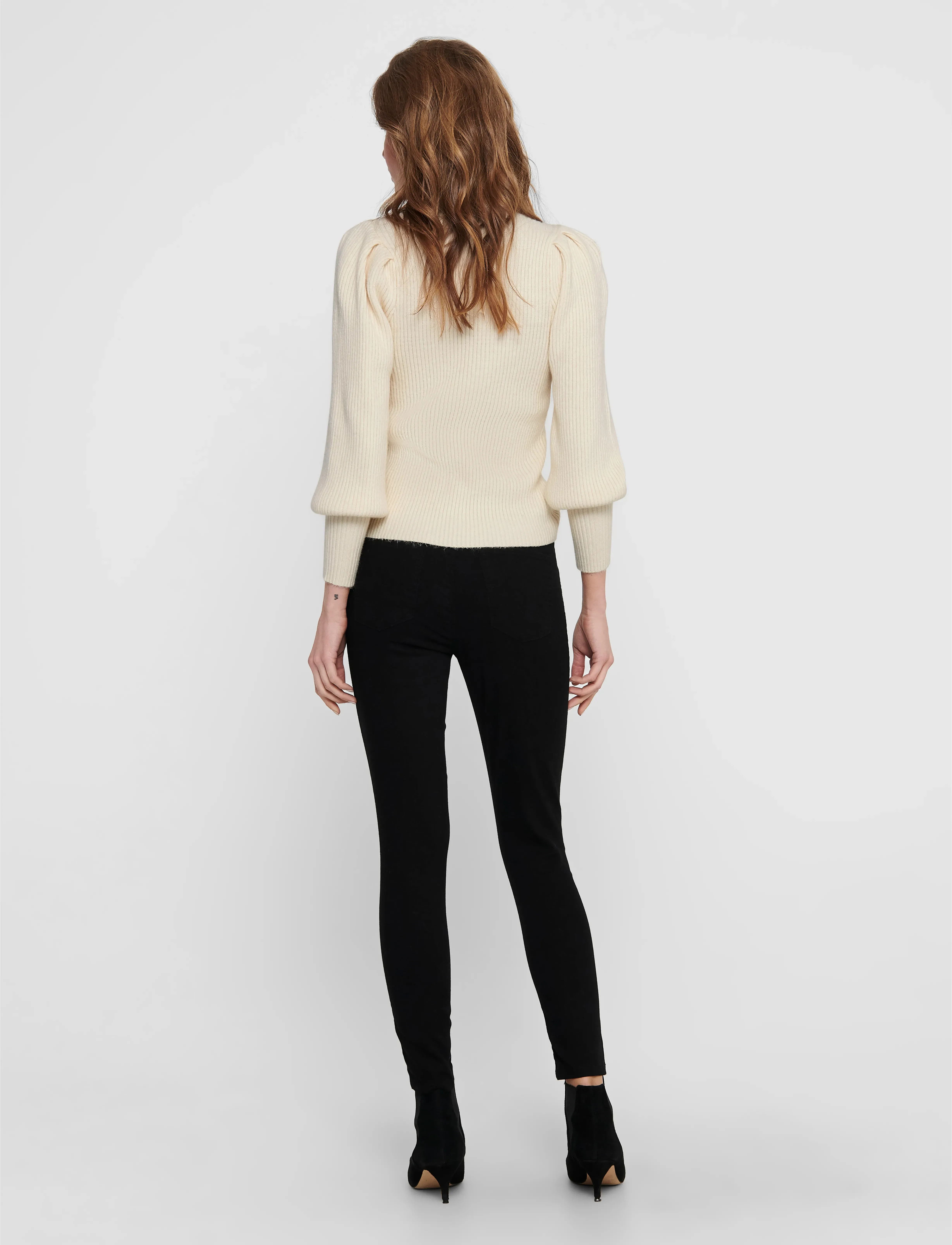 ONLY - ONLKATIA L/S HIGHNECK PULLOVER KNT NOOS - jumpers - whitecap gray - 3