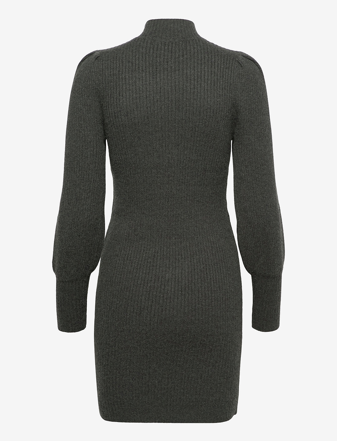 ONLY - ONLKATIA L/S DRESS CC KNT - stramme kjoler - dark grey melange - 2
