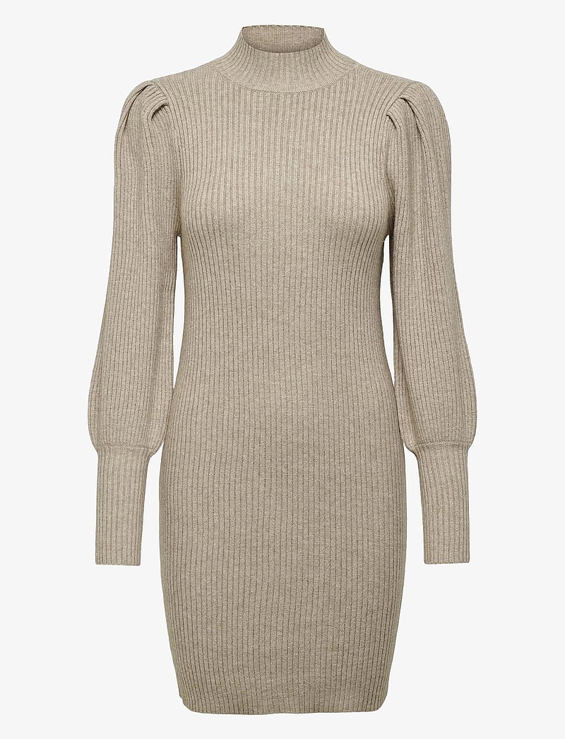 ONLY - ONLKATIA L/S DRESS KNT NOOS - mocha meringue - 1