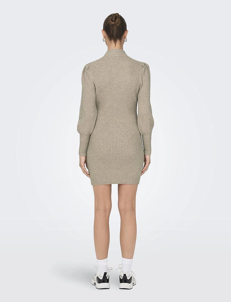 ONLY - ONLKATIA L/S DRESS KNT NOOS - mocha meringue - 3