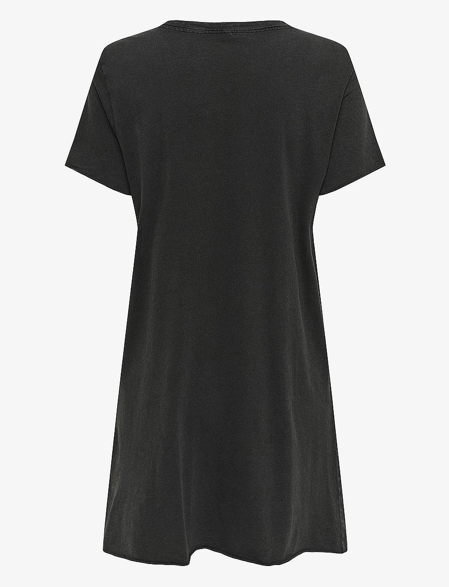 ONLY - ONLLUCY LIFE DRESS S/S JRS NOOS - black - 1