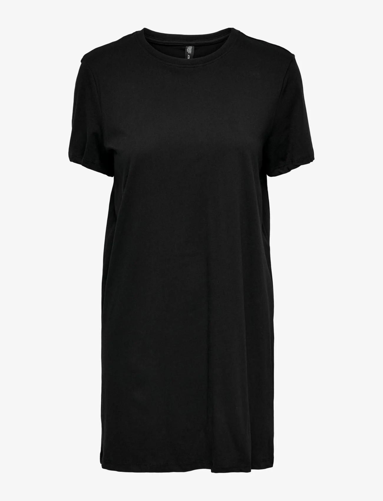 ONLY - ONLMAY S/S JUNE DRESS JRS - t-shirtklänningar - black - 1