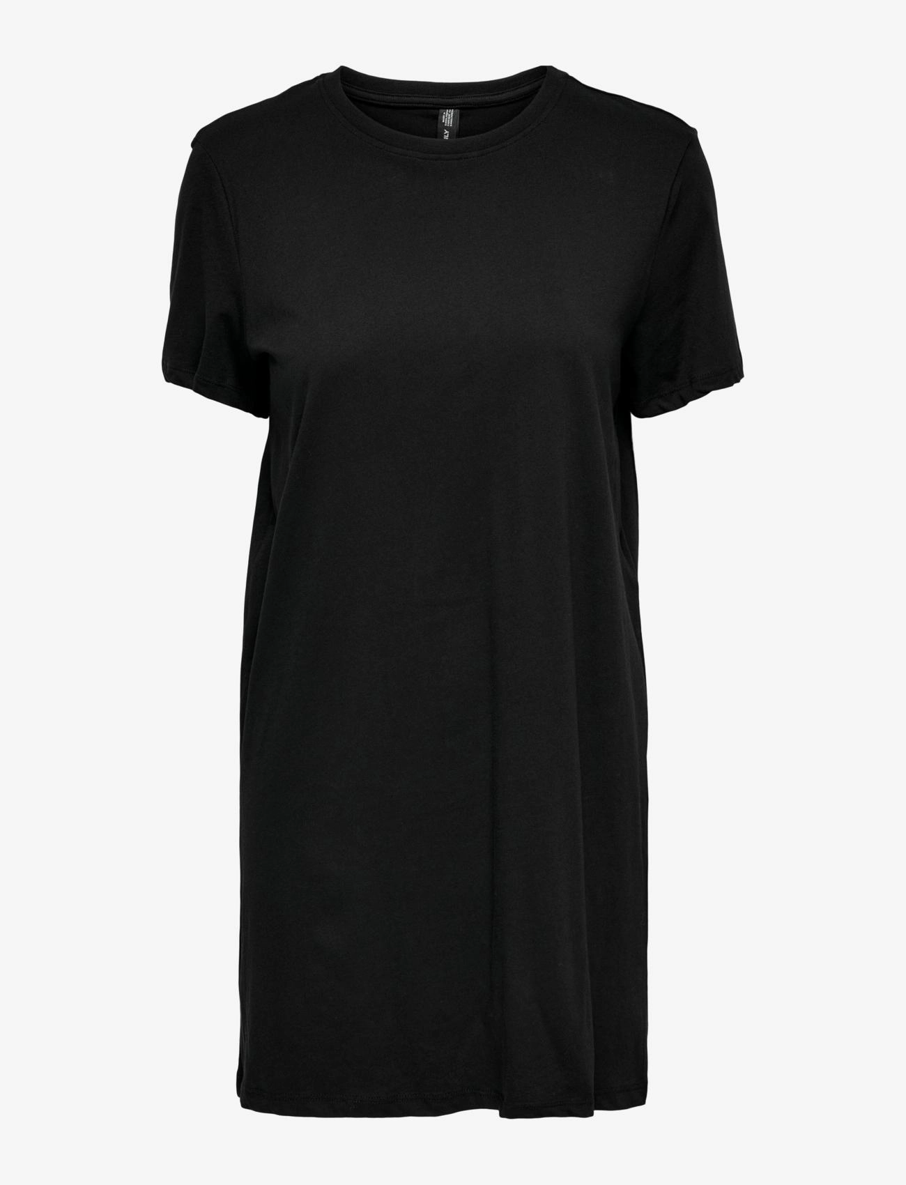ONLY ONLMAY S/S JUNE DRESS JRS - Klær - BLACK / black
