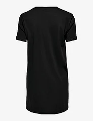 ONLY - ONLMAY S/S JUNE DRESS JRS - t-shirtklänningar - black - 2