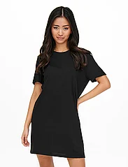 ONLY - ONLMAY S/S JUNE DRESS JRS - t-shirtklänningar - black - 0