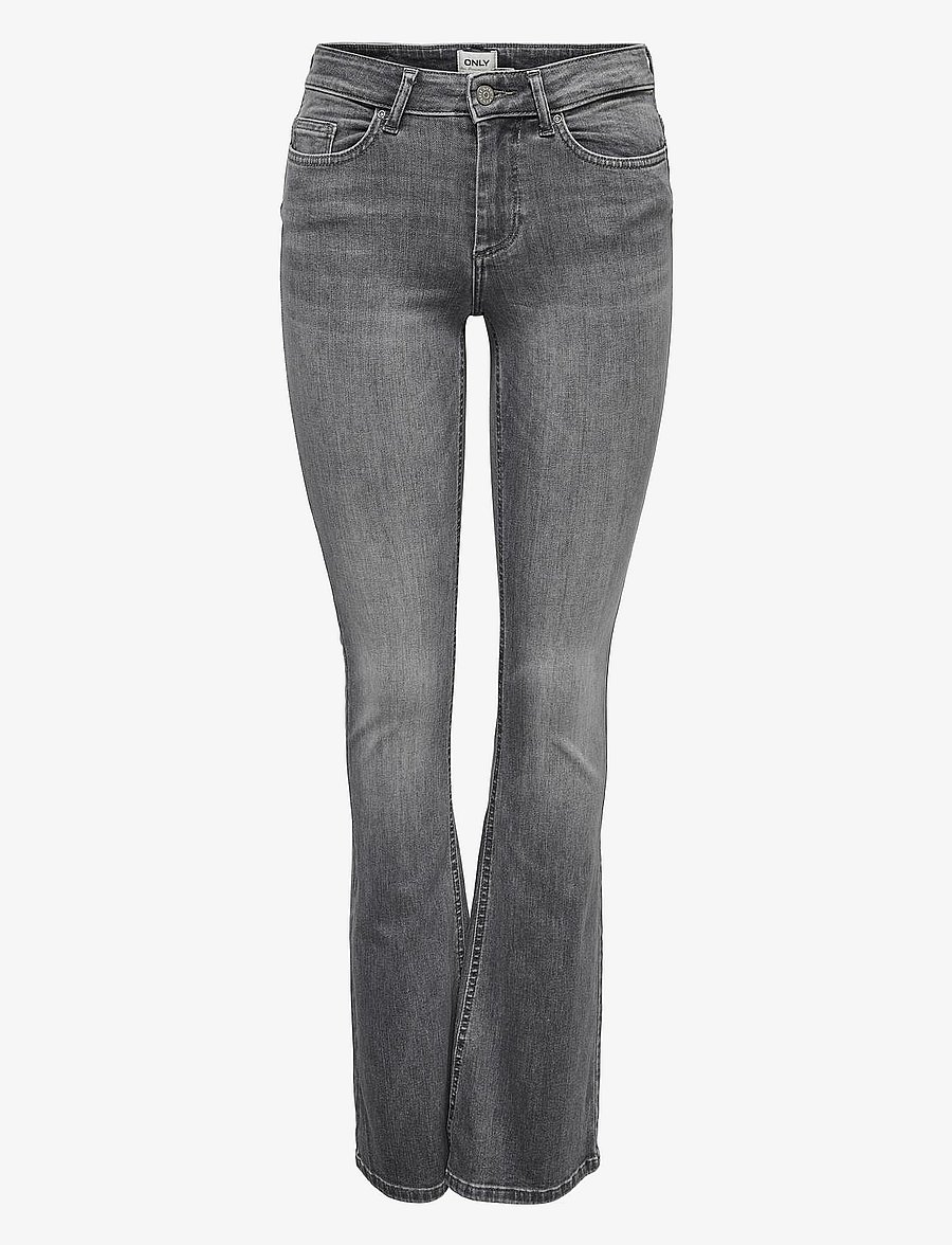 ONLY - ONLBLUSH MID FLARED TAI0918 NOOS - grey denim - 1