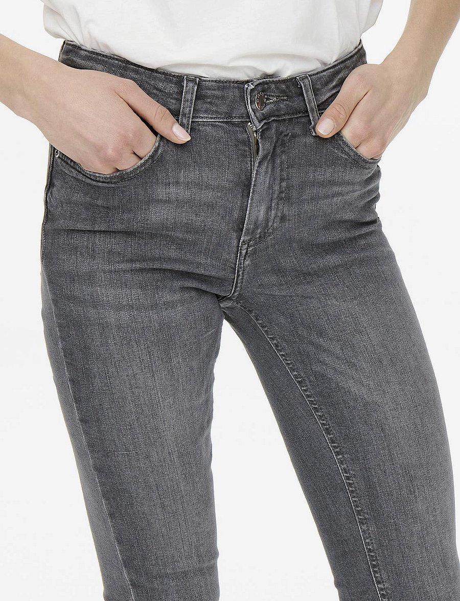 ONLY - ONLBLUSH MID FLARED TAI0918 NOOS - grey denim - 5