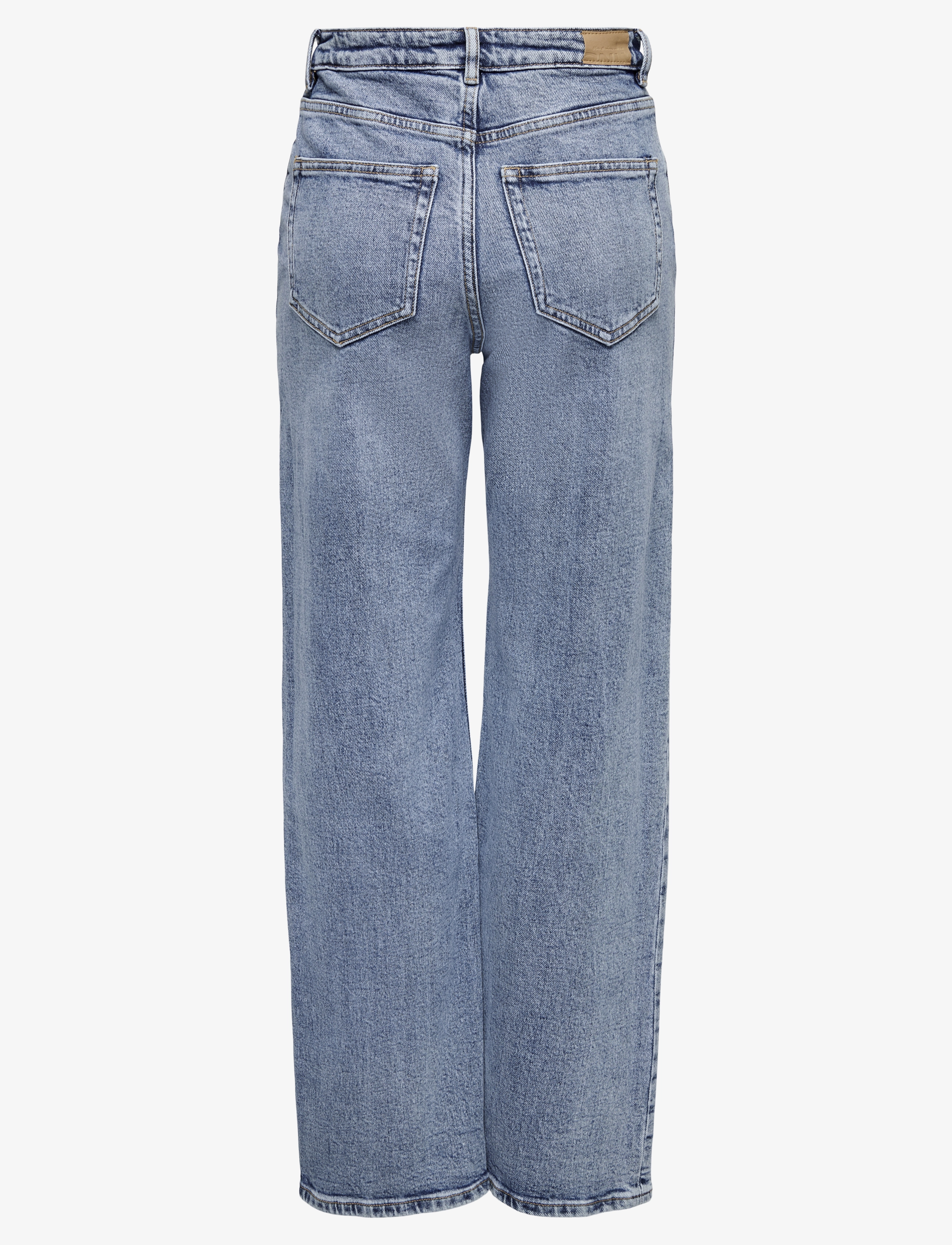 ONLY - ONLJUICY HW WIDE LEG DNM REA365 NOOS - pantalons larges - medium blue denim - 2