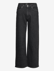 ONLY - ONLJUICY HW WIDE LEG REA244 NOOS - džinsa bikses ar platām starām - black denim - 0