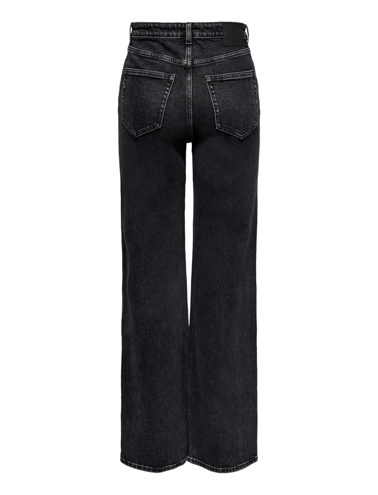 ONLY - ONLJUICY HW WIDE LEG DNM REA244 NOOS - jeans droites - black denim - 2