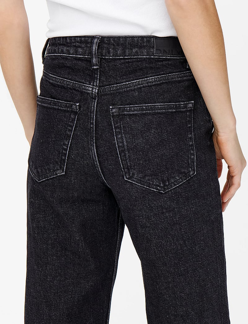 ONLY high waist wide leg jeans ONLHOPE-LUSH dark blue denim ONLY high waist wide leg jeans ONLHOPE-LUSH dark blue denim
