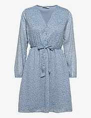 ONLY - ONLCERA 3/4 SHORT DRESS WVN - short dresses - dusty blue - 0