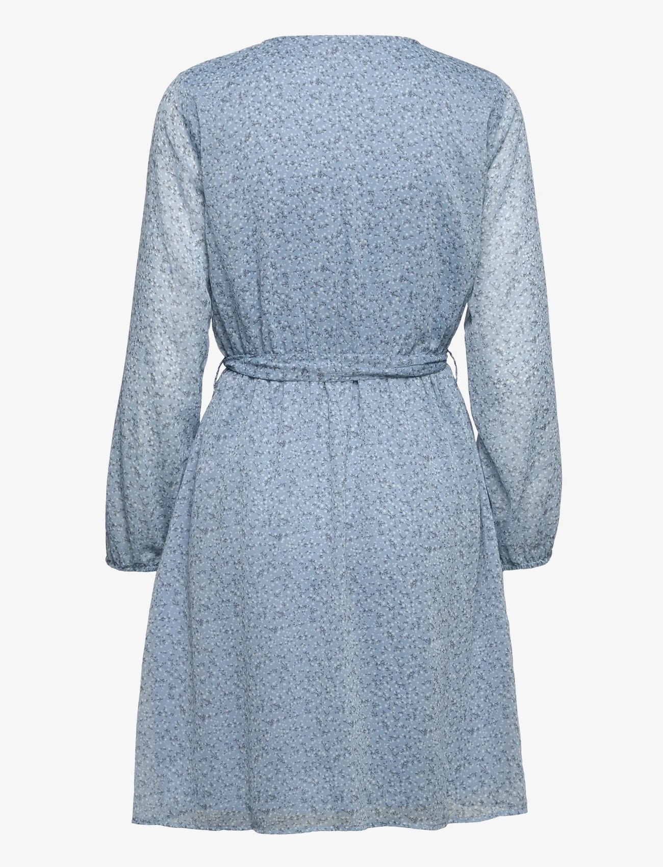 ONLY - ONLCERA 3/4 SHORT DRESS WVN - short dresses - dusty blue - 1