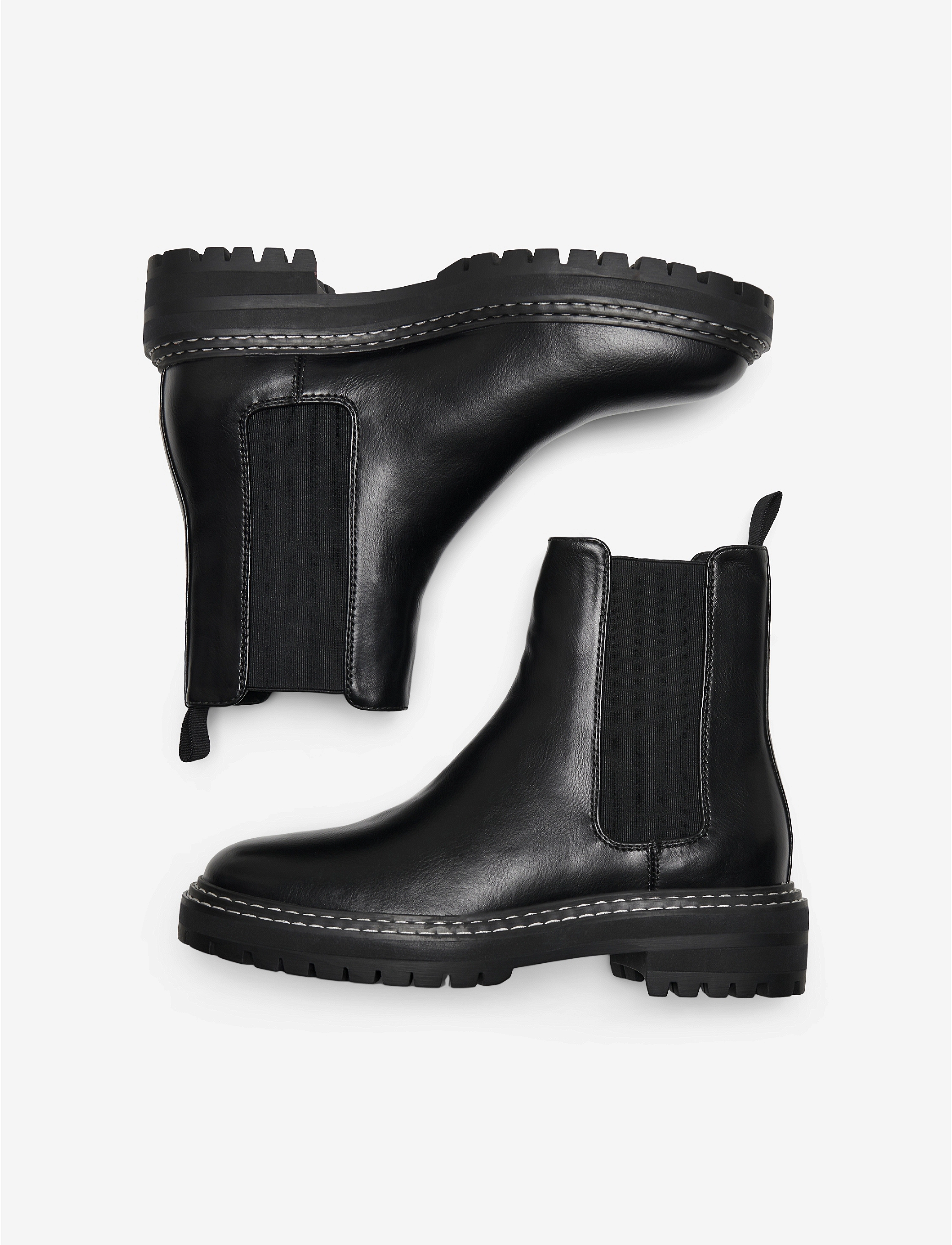 ONLY - ONLBETH-2 PU CHELSEA BOOT - NOOS - madalad poolsaapad - black - 5