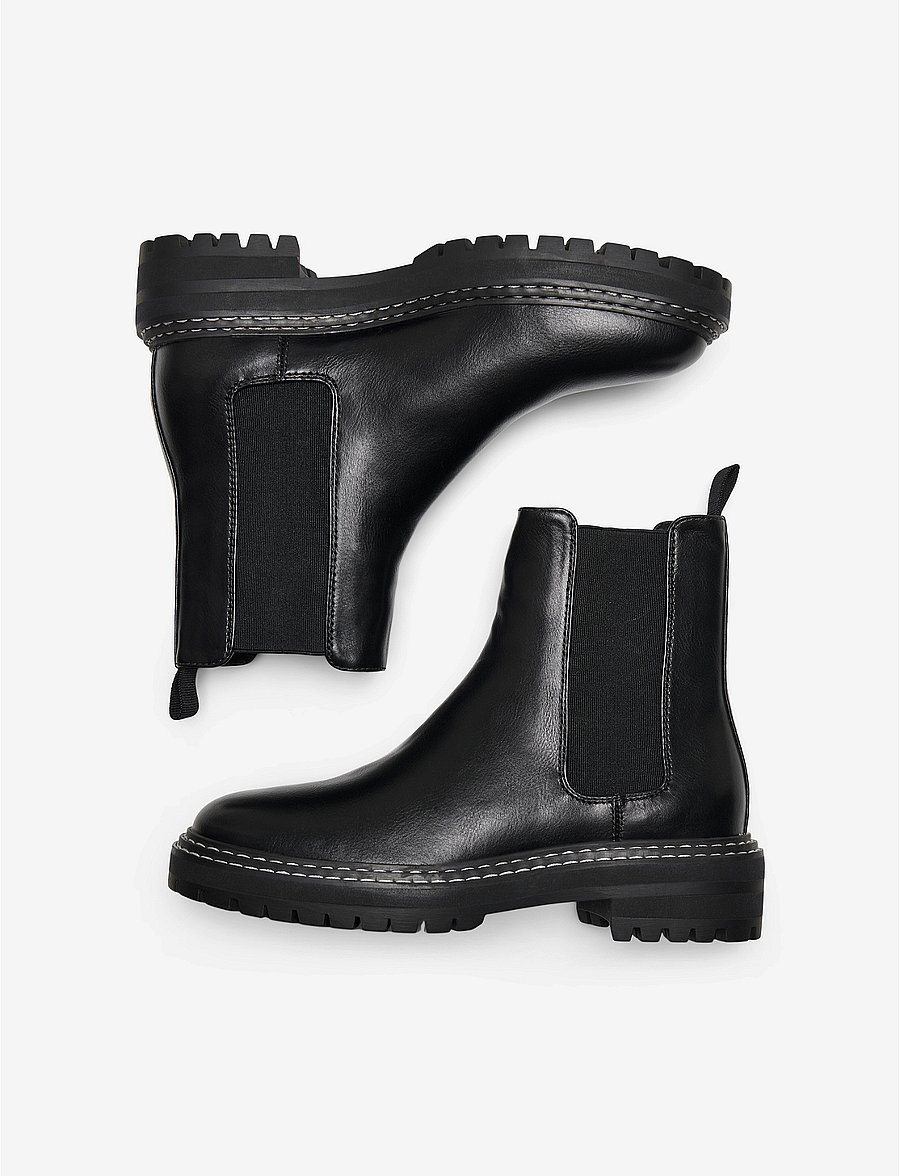 ONLY - ONLBETH-2 PU CHELSEA BOOT - NOOS - flache stiefeletten - black - 5