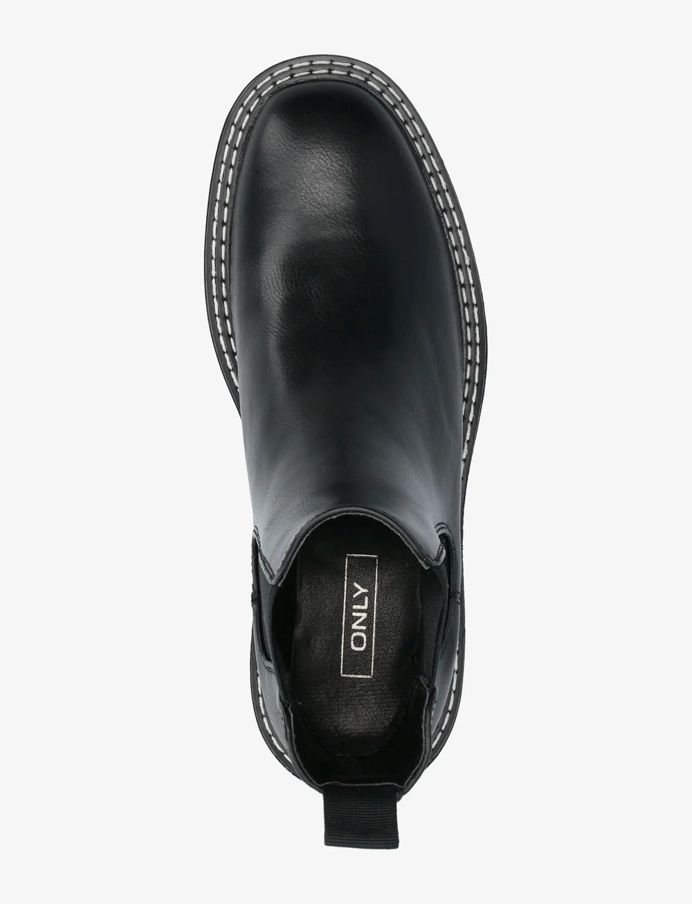 ONLY - ONLBETH-2 PU CHELSEA BOOT - NOOS - flade ankelstøvler - black - 3