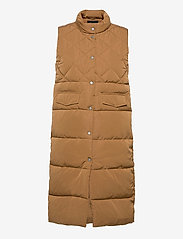 ONLSTACY QUILTED WAISTCOAT CS OTW - TOASTED COCONUT