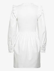 ONLY - ONLASPEN L/S SMOCK DRESS WVN - skjortklänningar - bright white - 1