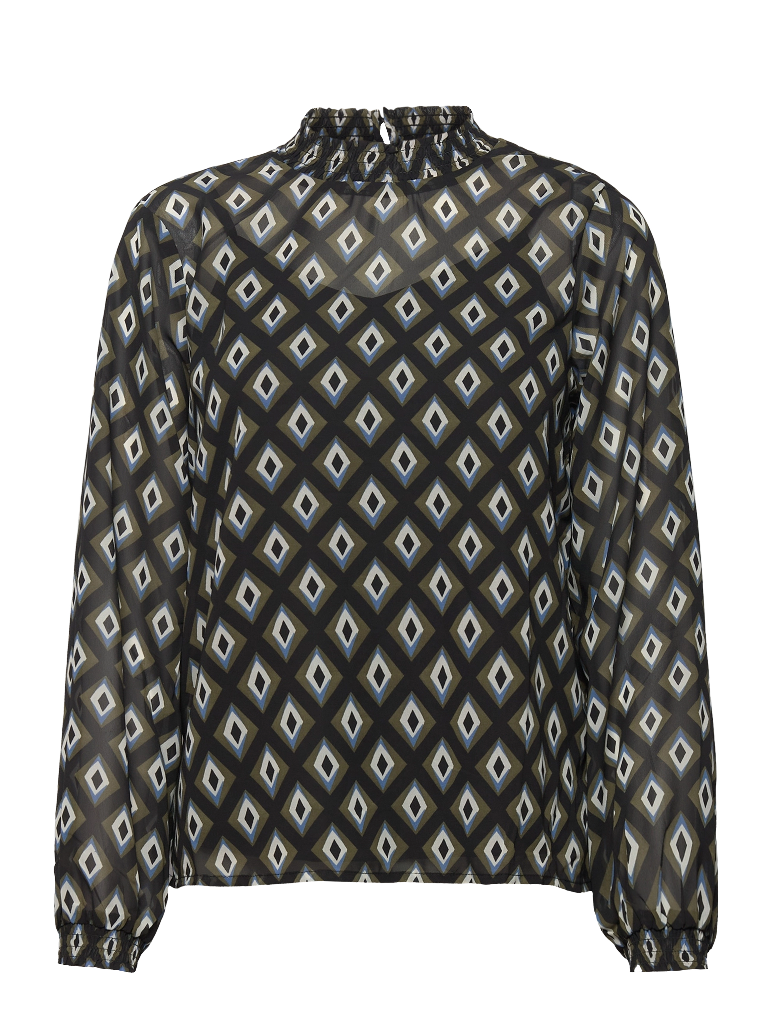 ONLY Onlstar L/S Smock Oberteil Ptm Patterned - XS - Damen