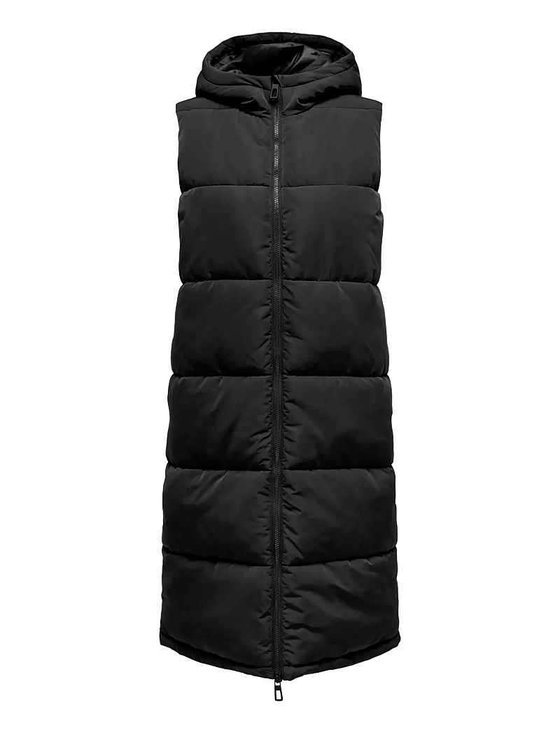 ONLY - ONLALINA LONG WAISTCOAT OTW NOOS - herbstjacken - black - 1