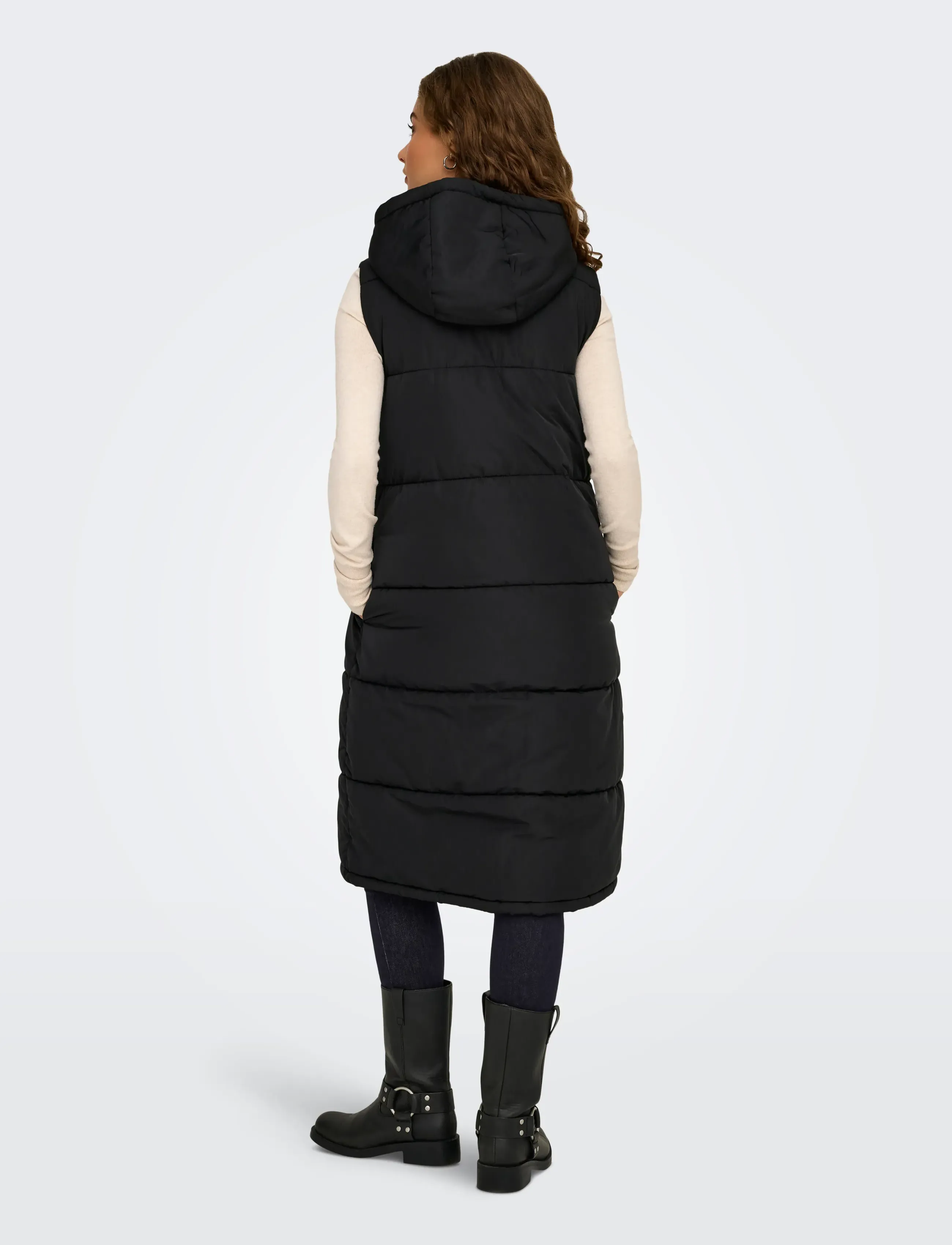 ONLY - ONLALINA LONG WAISTCOAT OTW NOOS - kevättakit - black - 3