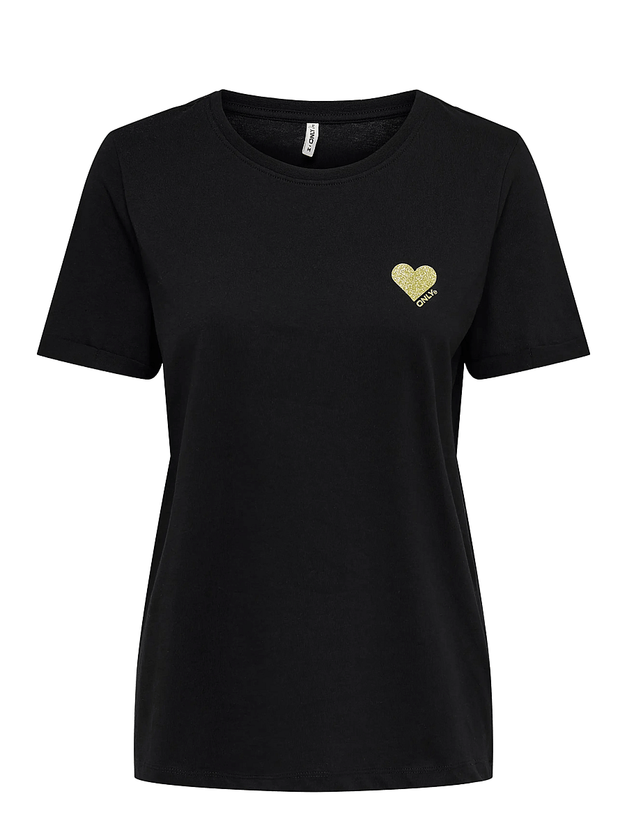 ONLY - ONLKITA S/S TOP NOOS - t-shirts - black - 1