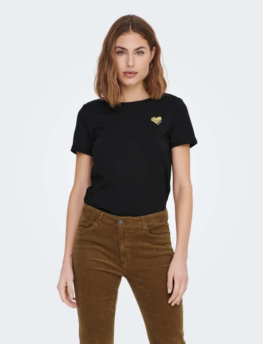 ONLY - ONLKITA LIFE S/S TOP NOOS - t-shirts - black - 0