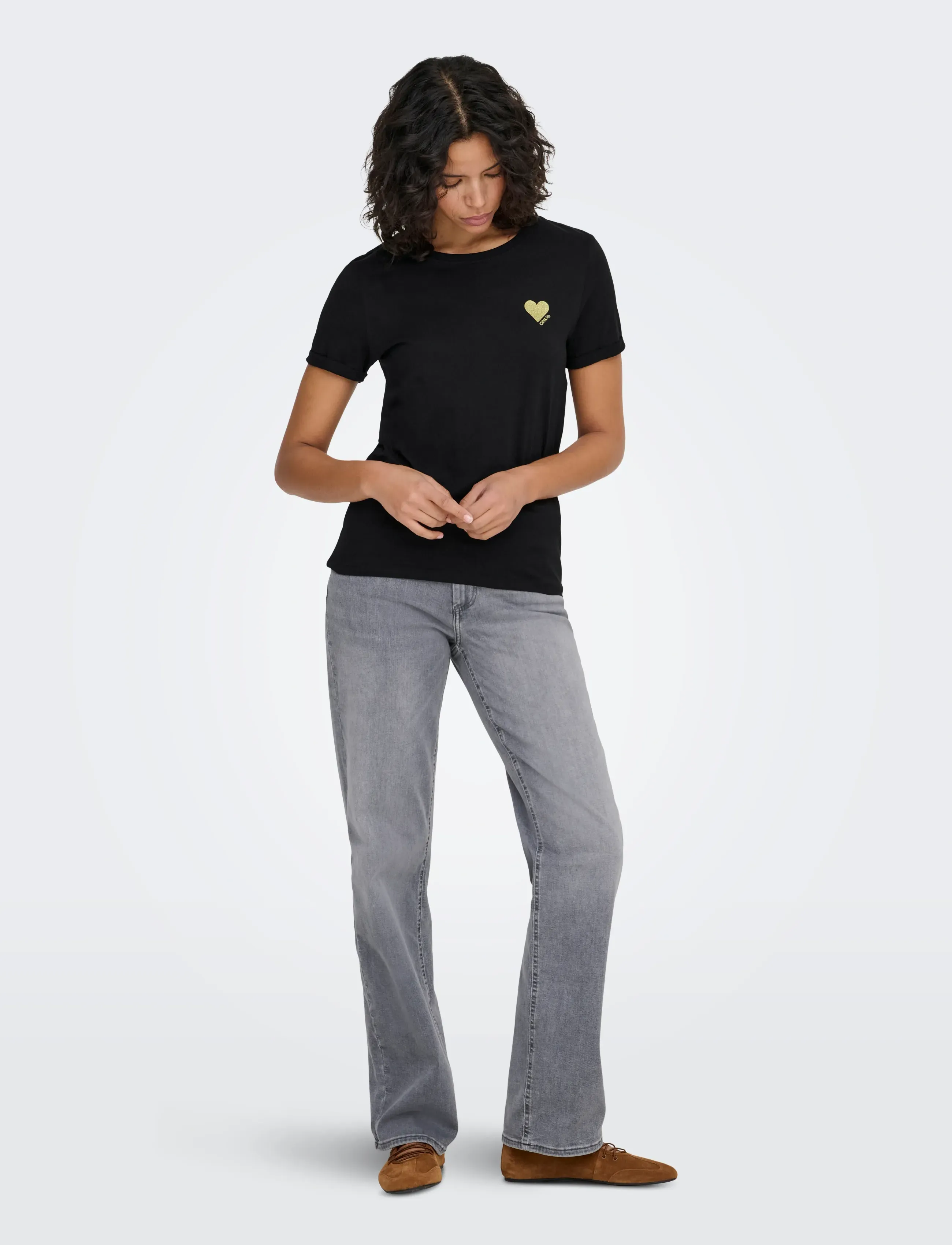 ONLY - ONLKITA S/S TOP NOOS - t-shirts - black - 4