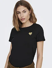 ONLY - ONLKITA LIFE S/S TOP NOOS - lowest prices - black - 5