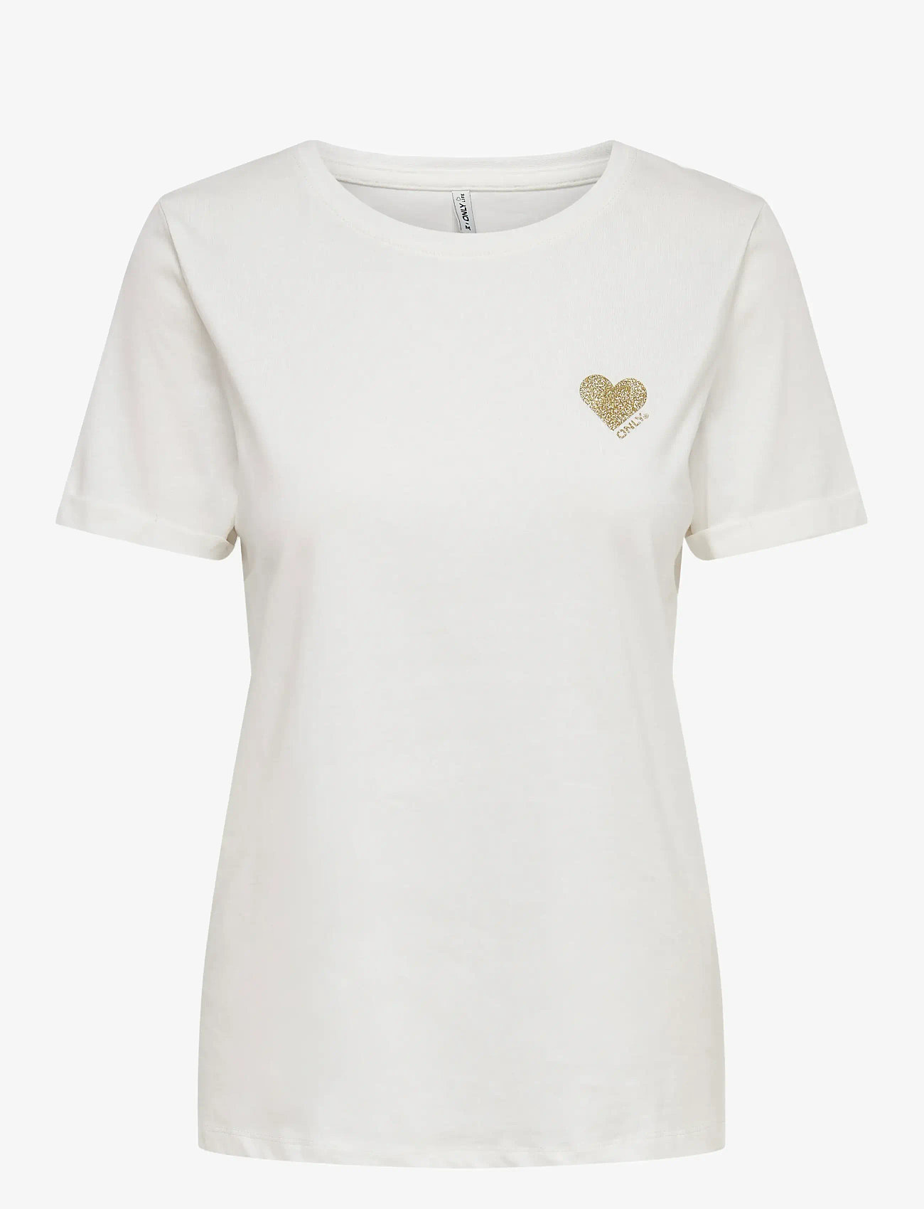 ONLY - ONLKITA S/S TOP NOOS - t-shirts - cloud dancer - 1