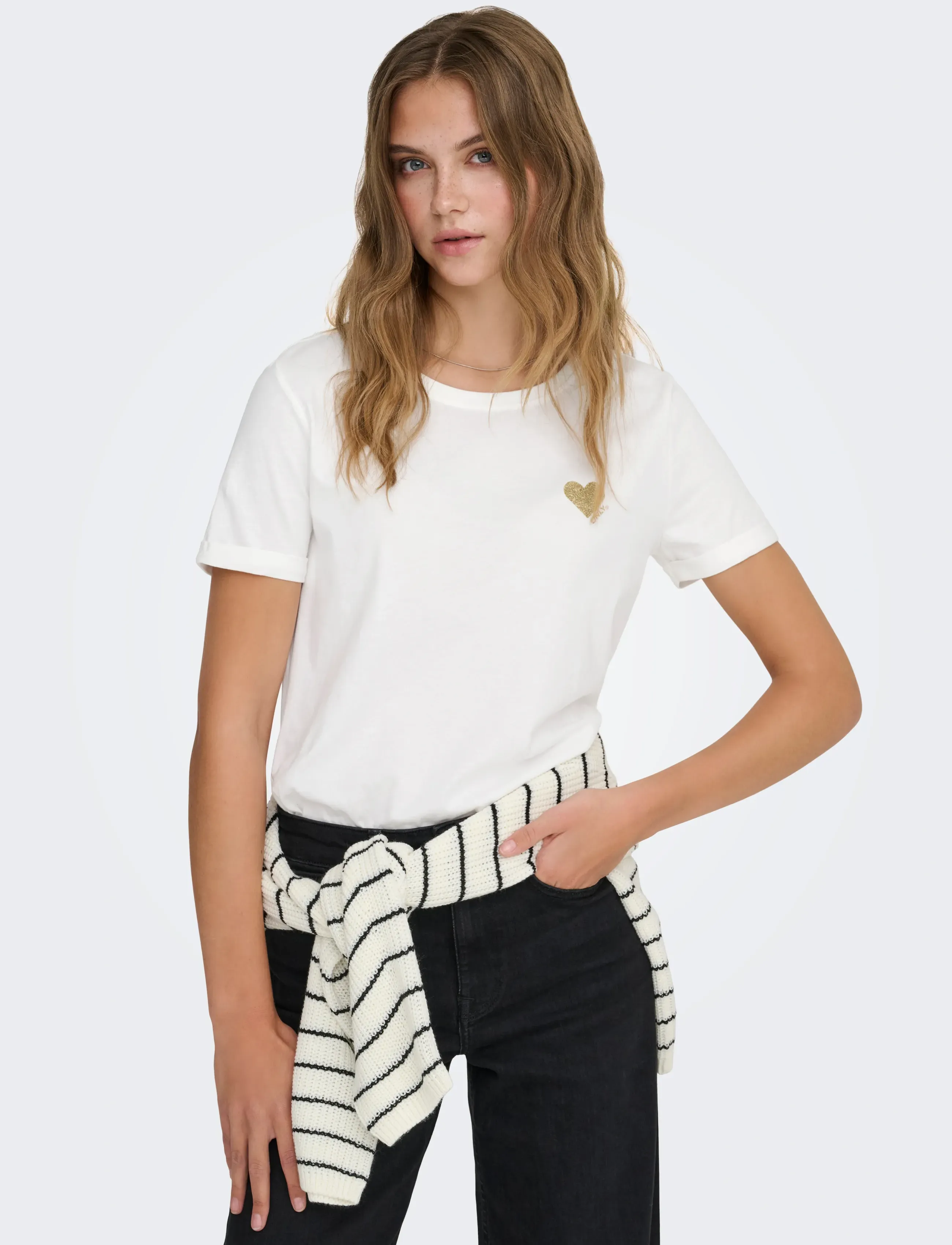 ONLY - ONLKITA S/S TOP NOOS - t-shirts - cloud dancer - 5
