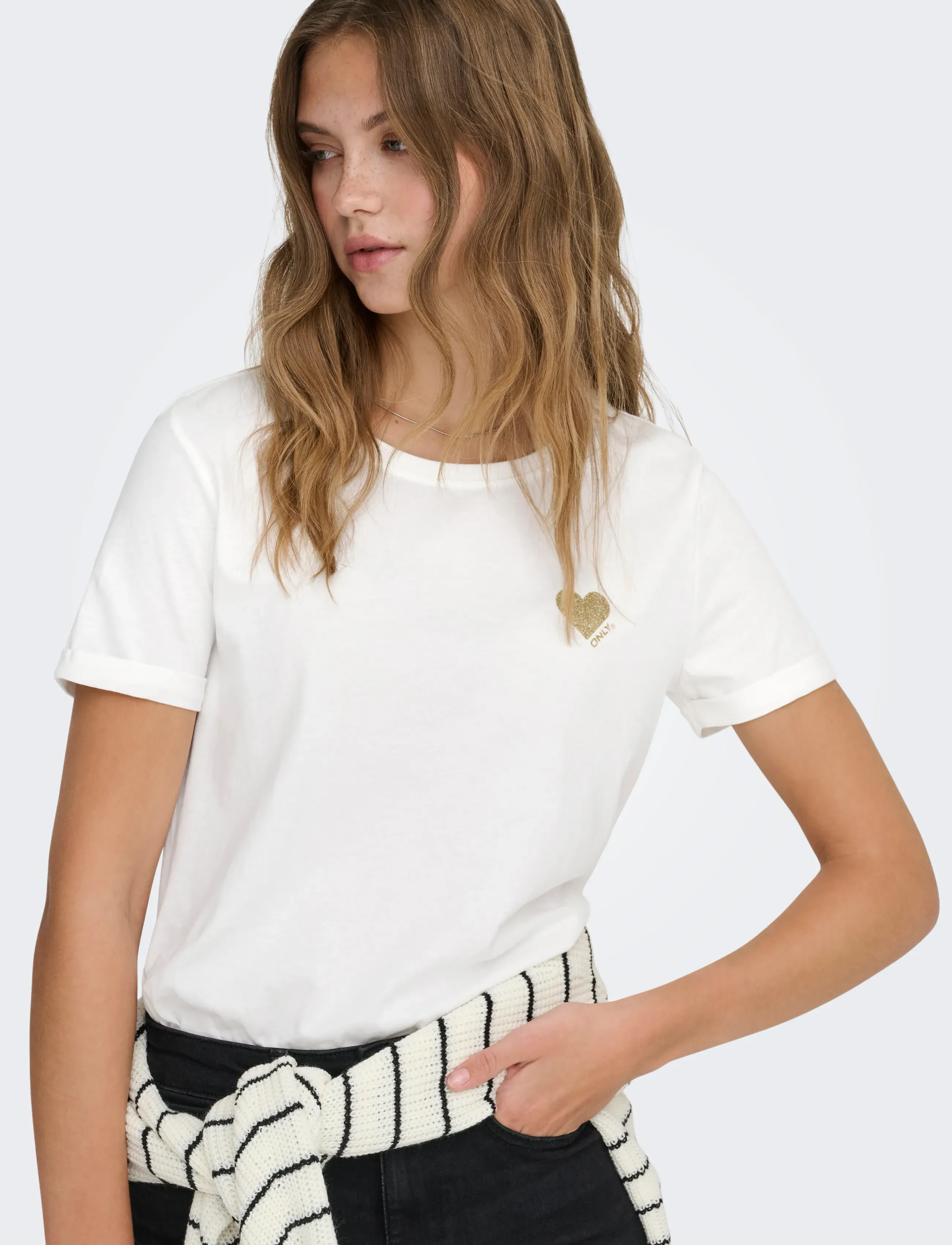 ONLY Onlkita Life S/S Top Noos toppar dam – bild 6