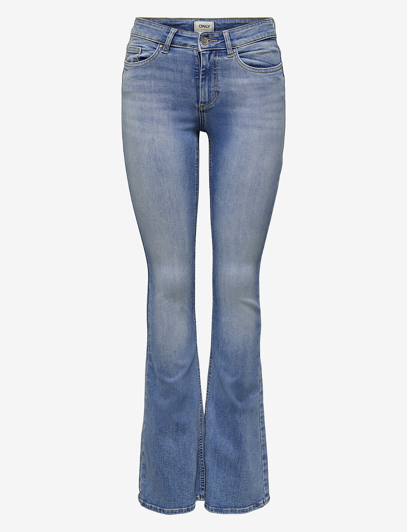 ONLY - ONLBLUSH MID FLARED DNM TAI467 NOOS - utsvängda jeans - light blue denim - 1