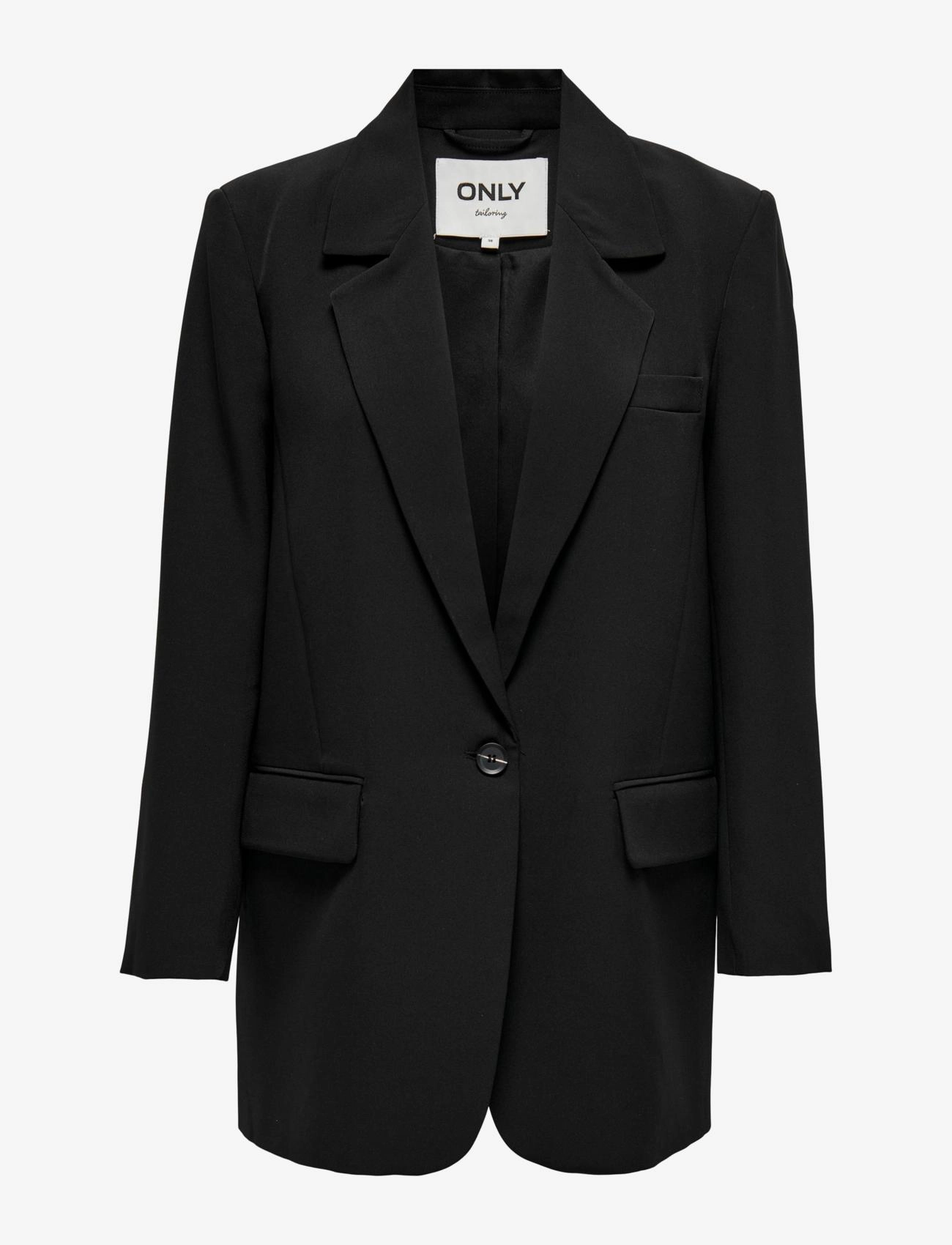 Blazer ONLY Donna In Similpelle - Colletto A Risvolto, Maniche Lunghe, Chiusura A Bottoni - Foto 8