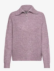 ONLY - ONLBAKER L/S ZIP PULLOVER KNT NOOS - lowest prices - purple ash - 0