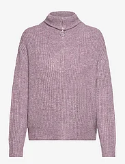 ONLY - ONLBAKER L/S ZIP PULLOVER KNT NOOS - lowest prices - purple ash - 2