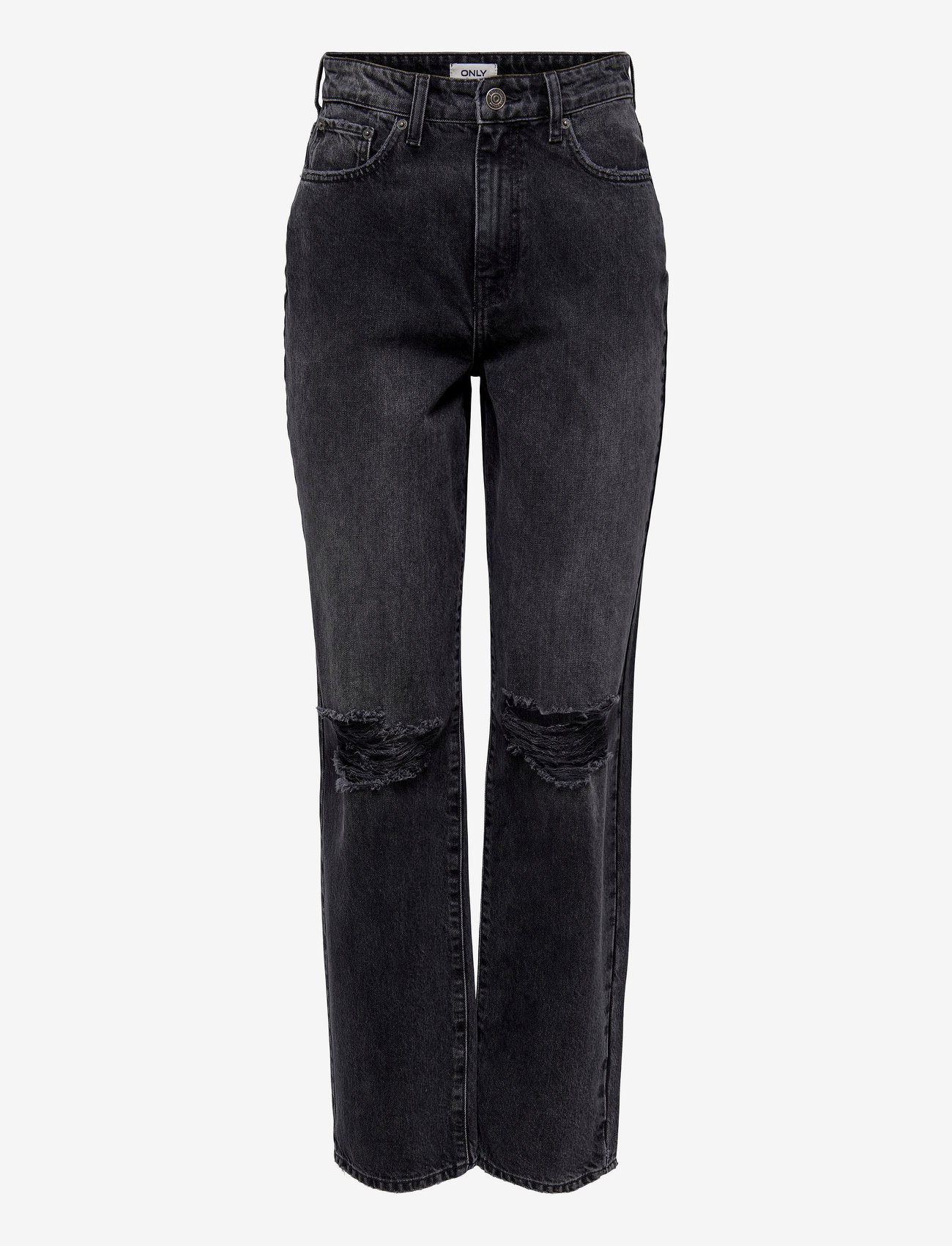 ONLY - ONLROBYN EX HW STR L AK DES CRO086 NOOS - straight jeans - washed black - 0
