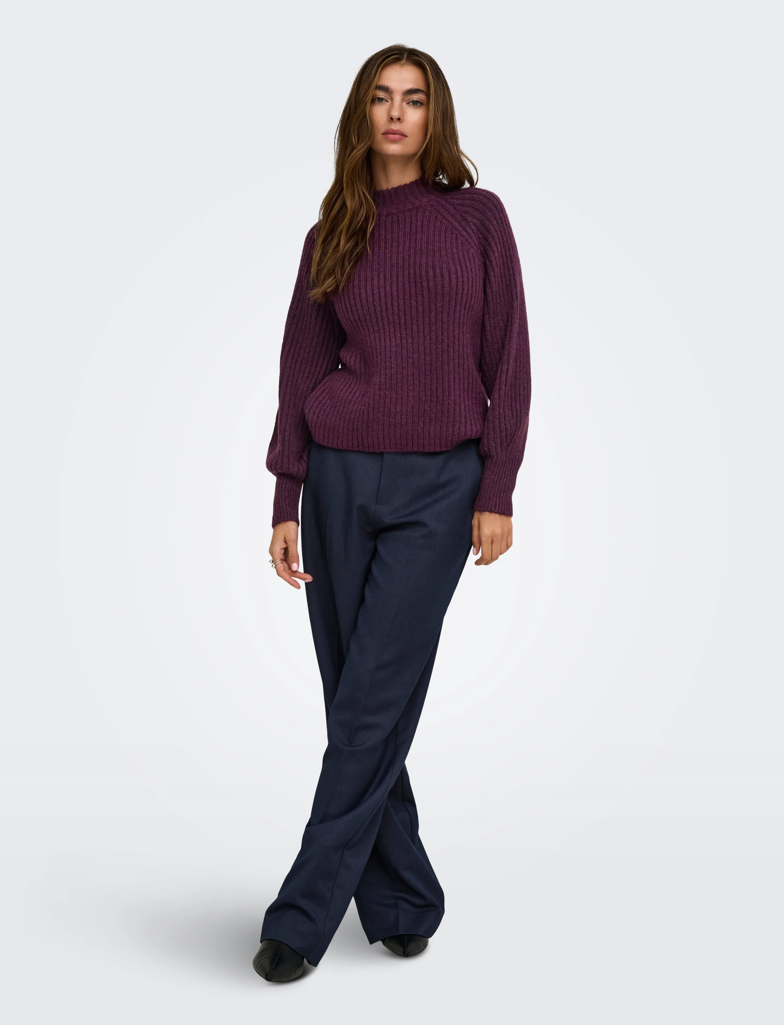ONLY Onlkalibu L/S Pullover Knt Noos polotröjor dam – bild 3