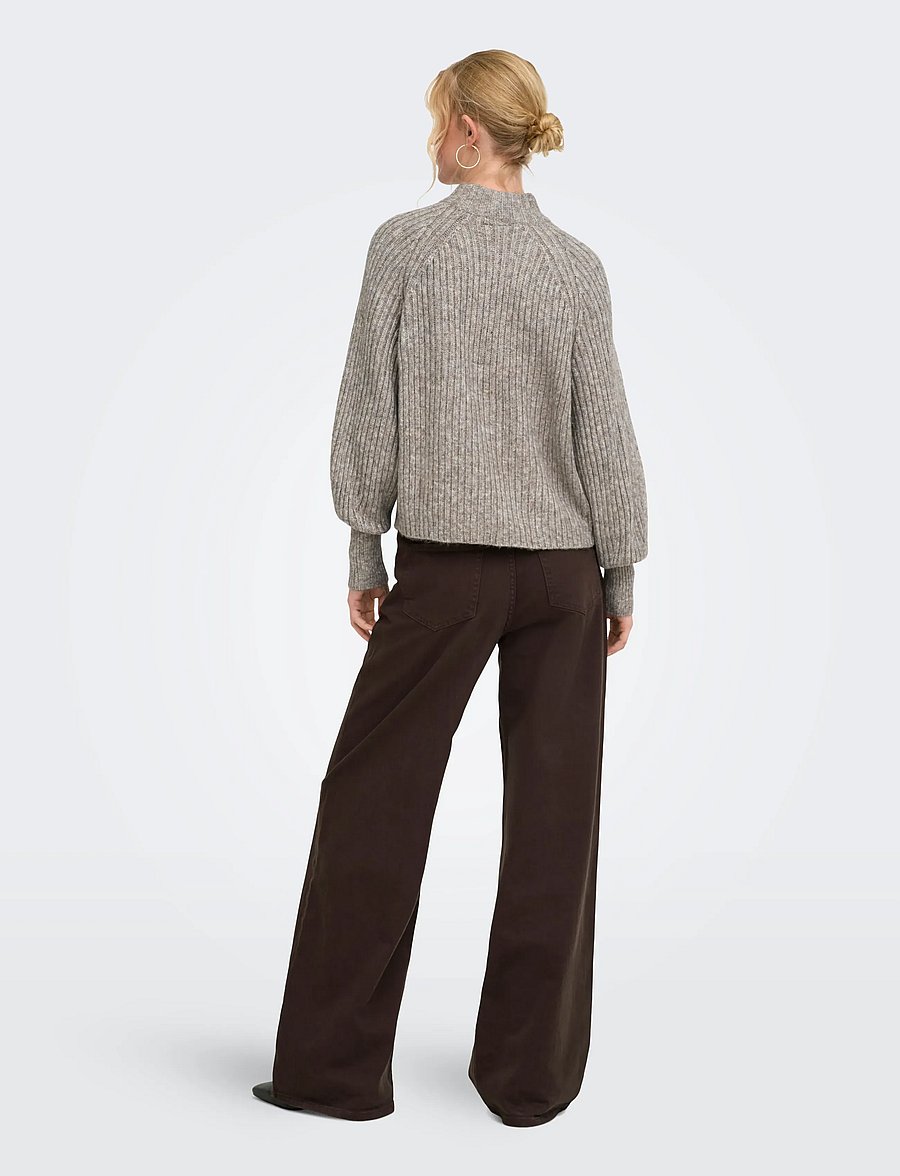 ONLY - ONLKALIBU L/S PULLOVER KNT NOOS - pullover - silver mink - 3
