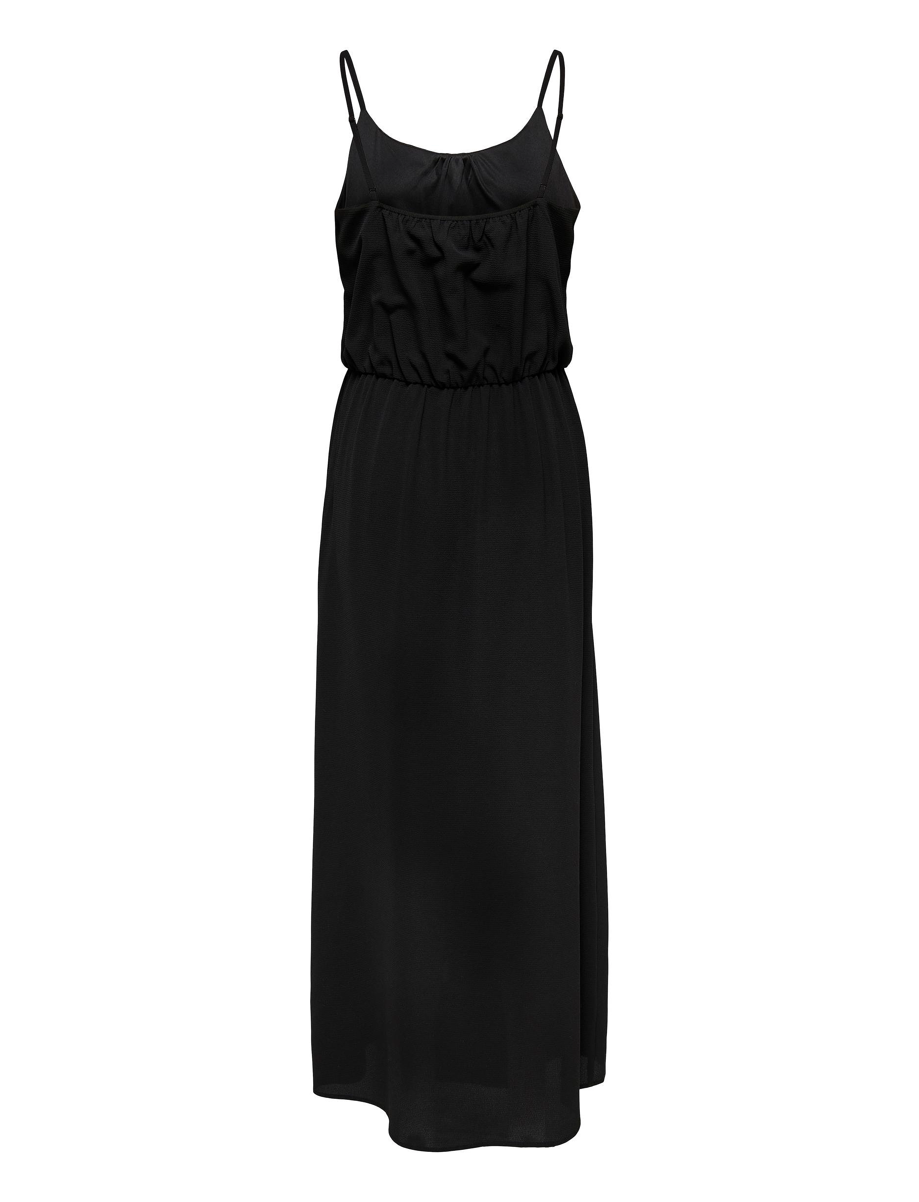 ONLY - ONLNOVA LUX STRAP MAXI DRESS SOLID PTM - black - 1