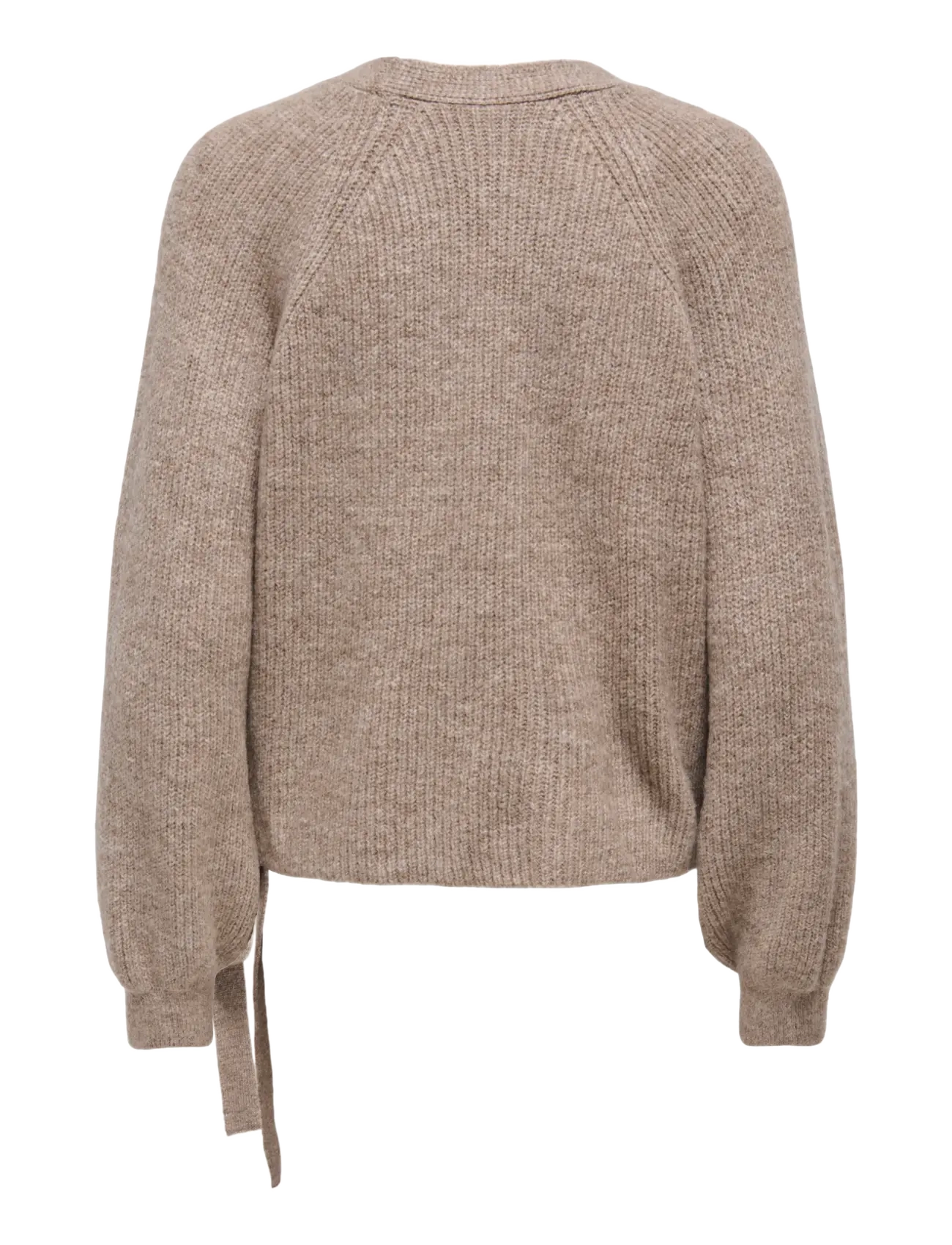 ONLY - ONLMIA L/S WRAP CARDIGAN KNT NOOS - kardiganai - silver mink - 1