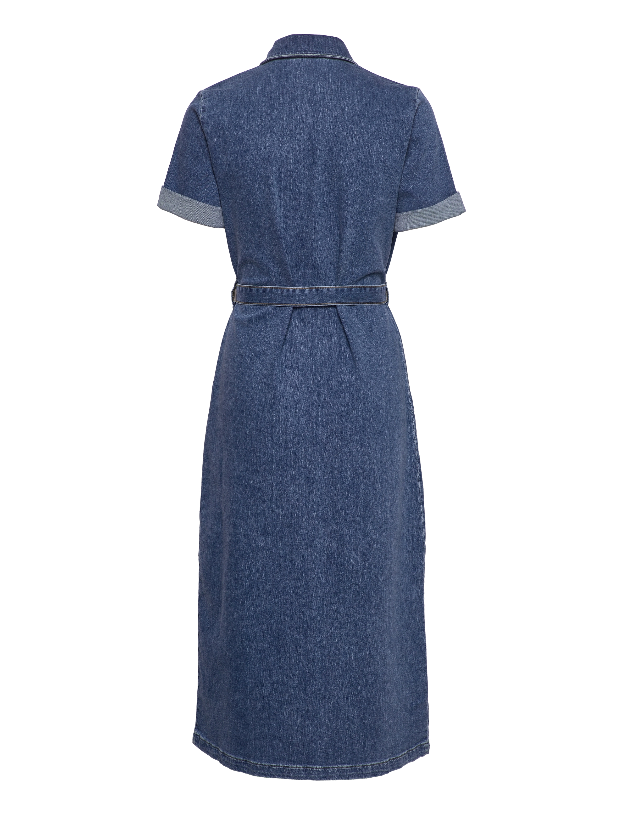 ONLY - ONLMIRIAM LIFE SS LONG DNM DRESS NAS - medium blue denim - 1