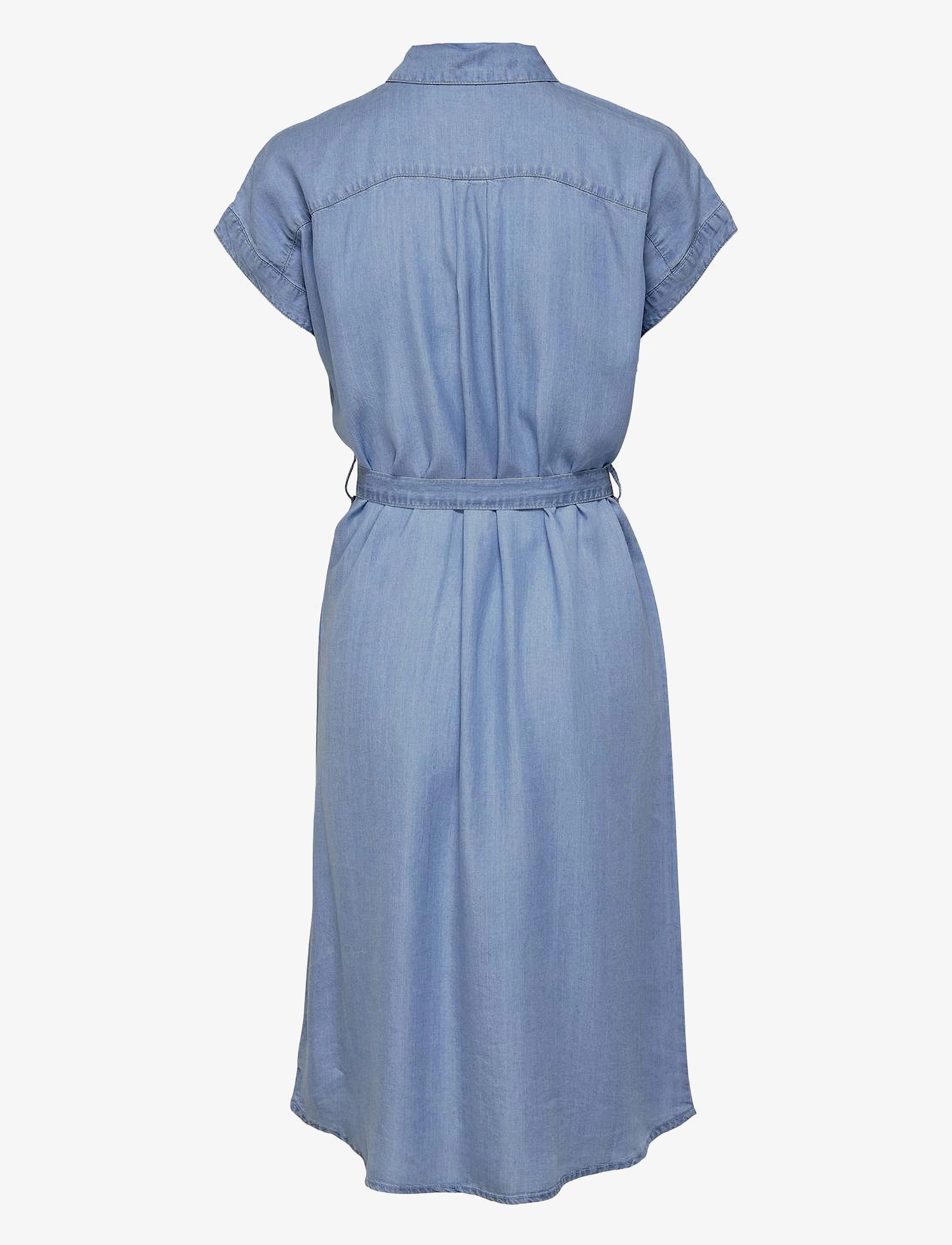 ONLY - ONLPEMA HANNOVER SS DNM SH DRESS QYTNOOS - robes chemises - medium blue denim - 2