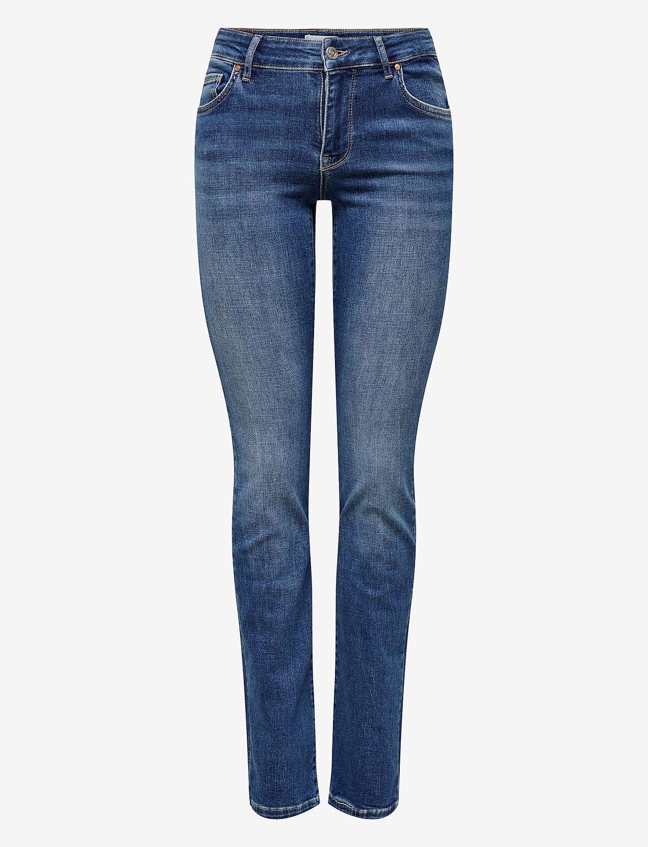 ONLY - ONLALICIA REG STRT DNM DOT879 NOOS - sirge säärega teksad - medium blue denim - 1
