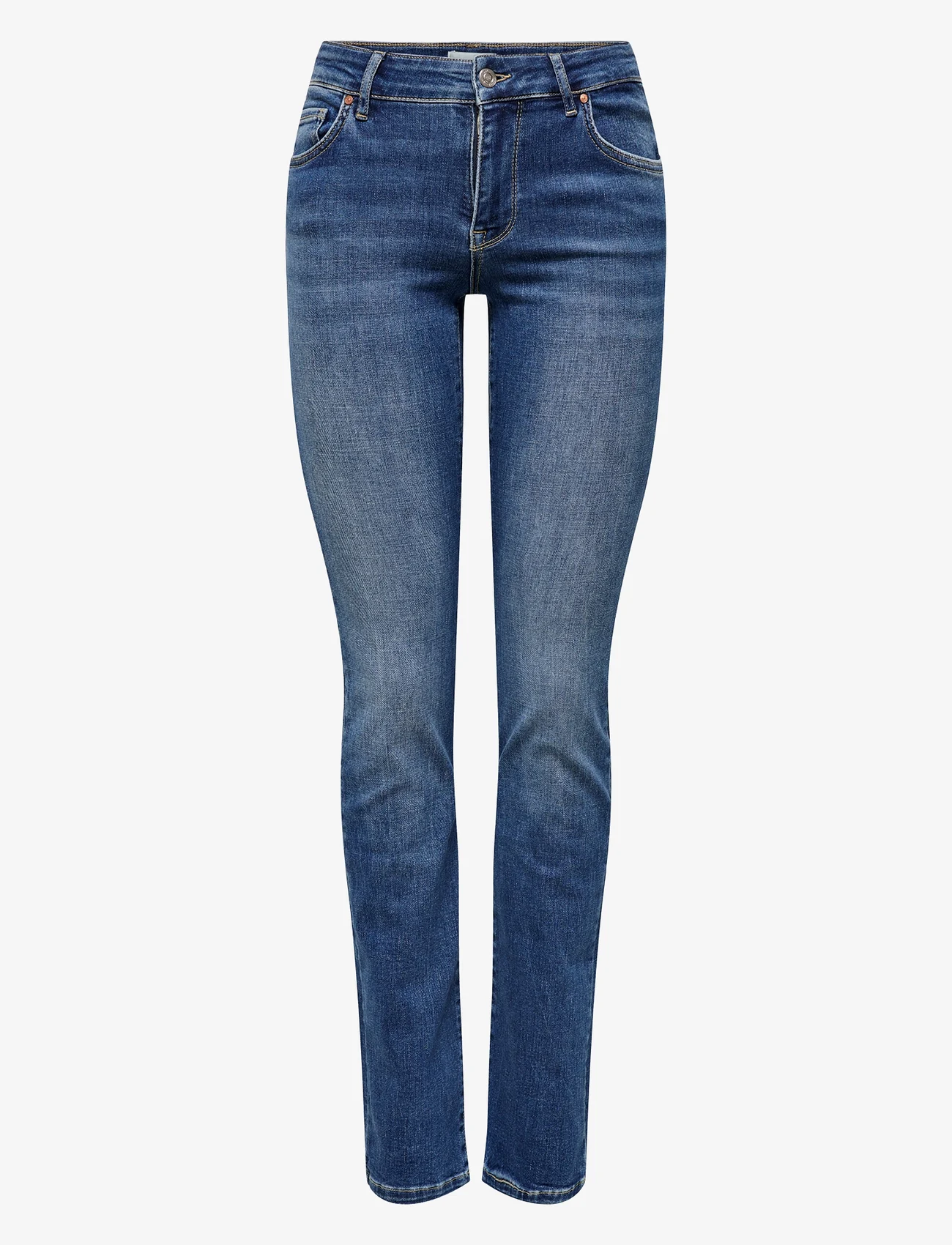 ONLY - ONLALICIA REG STRT DNM DOT879 NOOS - straight jeans - medium blue denim - 0